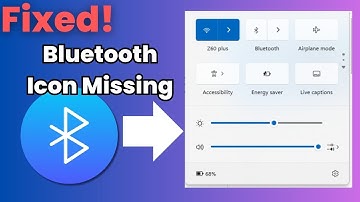 How to Fix Bluetooth Icon Missing from Windows 11? (2024)