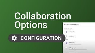 Collaboration options in FeedbackFruits