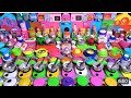 5:26) satisfying with unboxing cute baby girl kitchen set toys video//Mimi toys MASS 🌈 video 