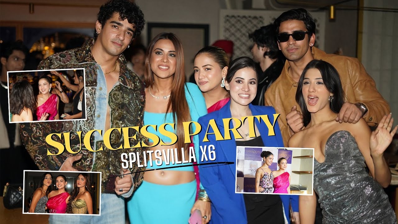 Splitsvilla success party #mtv #splitsvilla16 #sadhaafshankar #jiohotstar #realityshow 