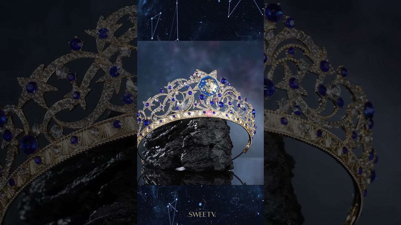 SV Sapphire Virgo Zodiac Tiara-Crowns & Tiaras | SWEETV