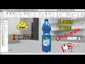 Jagodesain 3d  botol  le minerale  autodesk inventor 2013  tutorial  part 1