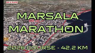 2° Marsala Marathon 2026: 3D Video Course Map | 42.2 km - Marsala
