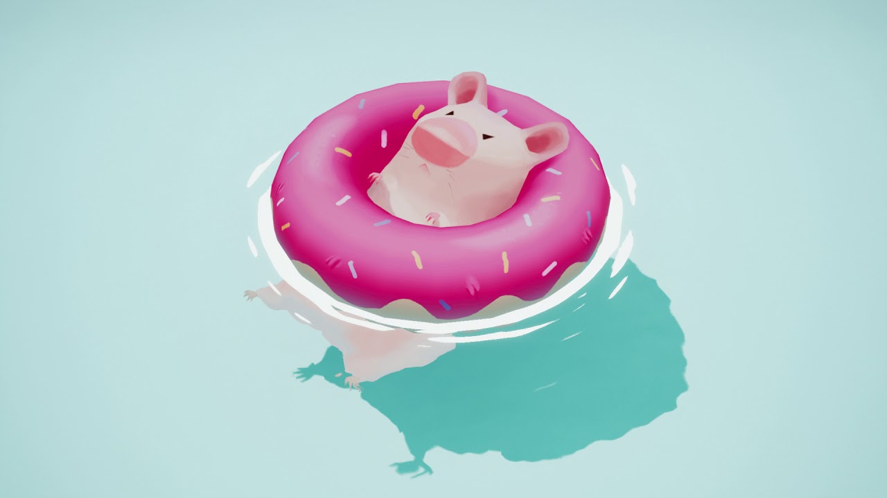 Floating Hamster - YouTube