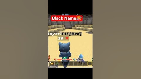 Black Name Bug 😶 in Bedwars | BlockmanGo #viral #viral #blockmango