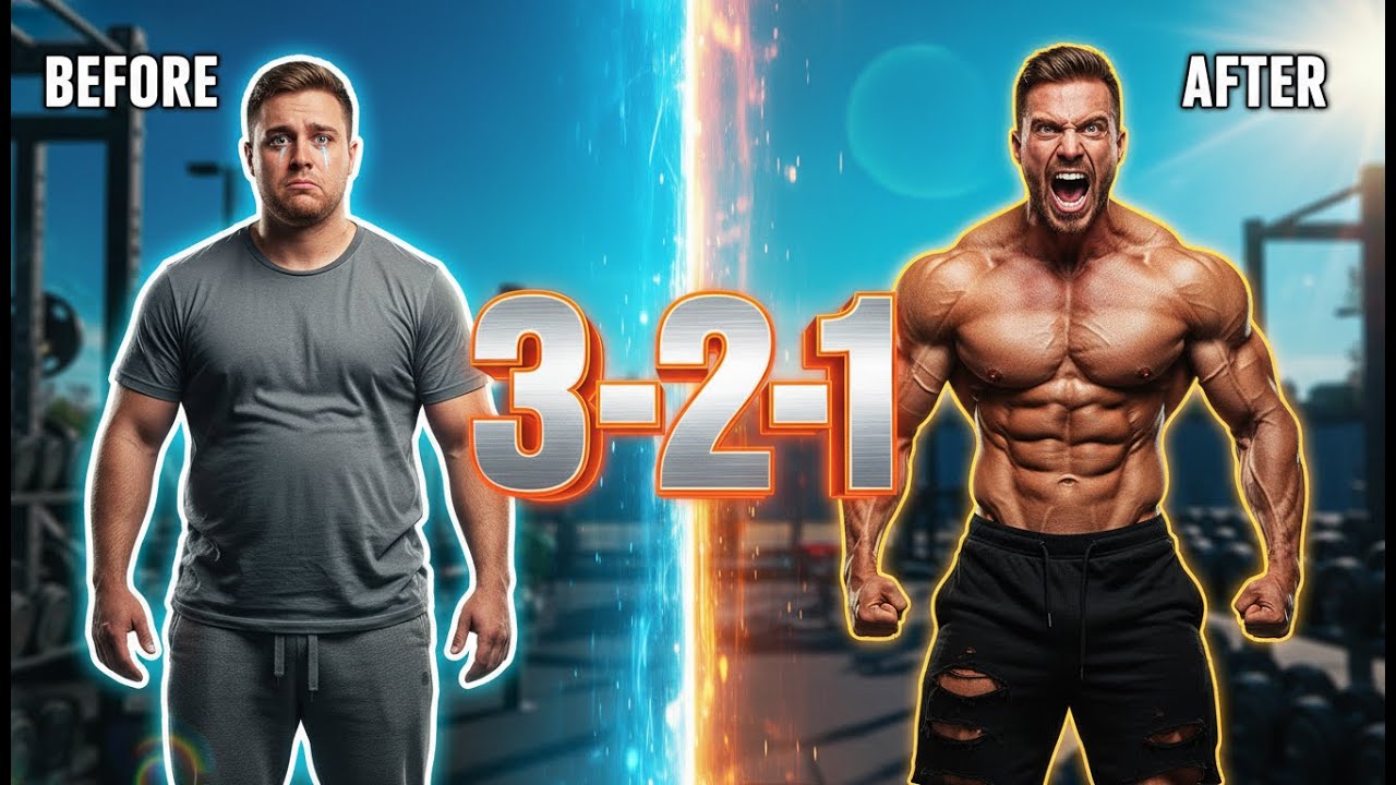 Método 3-2-1: Seque a Barriga e Ganhe Músculo em 30 Dias! 🔥💪
