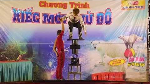 Tiết mục xiếc quá mạo hiểm - Đoàn xiếc Hoa Phượng