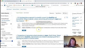 Searching Multiple EBSCO Databases