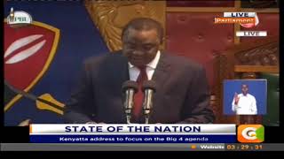 The economy defied drought and heated politics to remain resilient - President Kenyatta