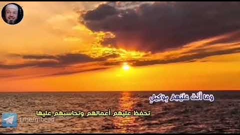 من سورة الزمر 39-42 بصوت الشيخ محمود المبيض
