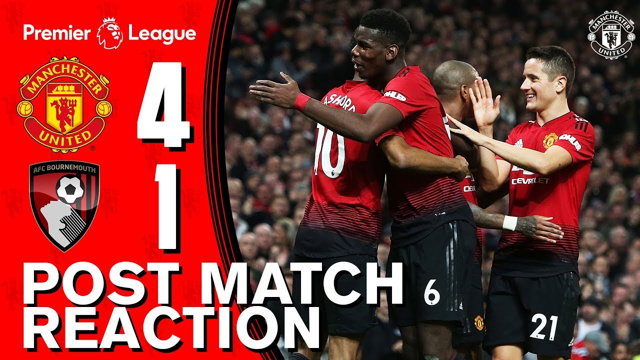 Lindelof, Herrera & Solskjaer Reflect on Bournemouth Win | Manchester United 4-1 Bournemouth manchester united transfer news