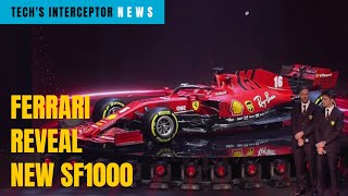 Ferrari unveiled the new sf1000 for f1 2020 championship today,
tuesday 11 february, presentation of formula 1 car 20...
