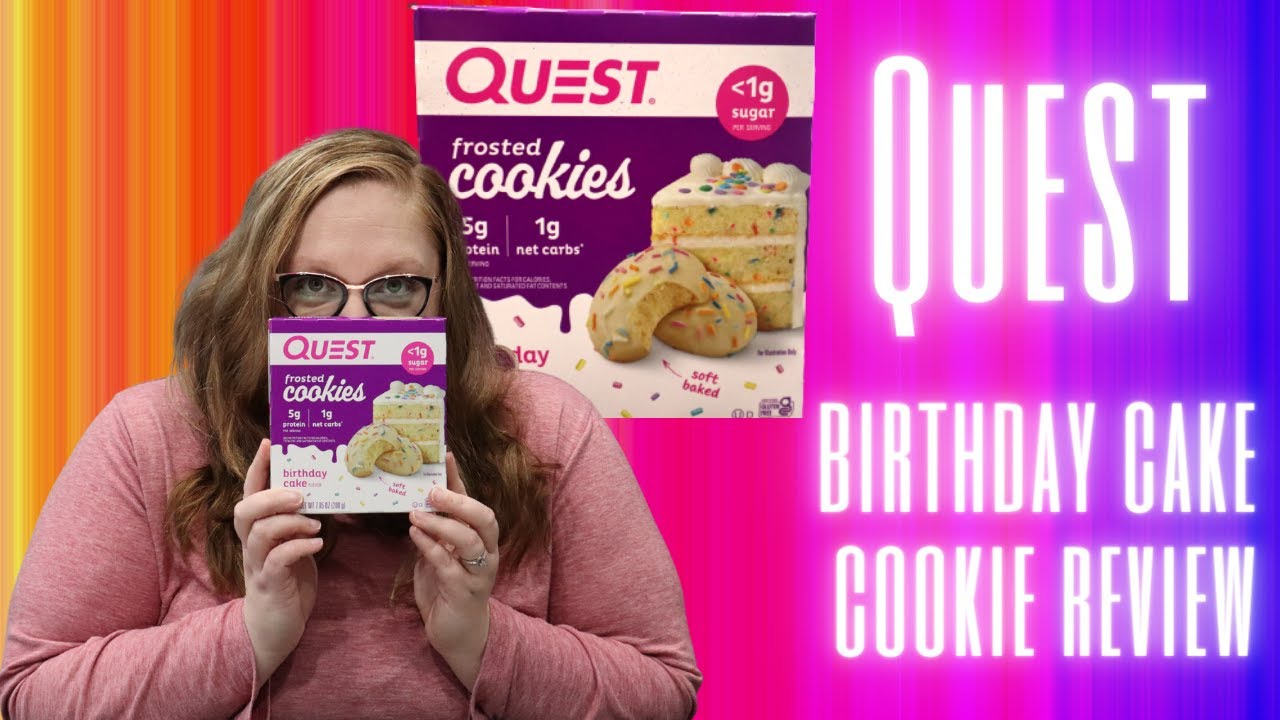 Quest Birthday Cake Frosted Cookies Review Quest's Keto Friendly