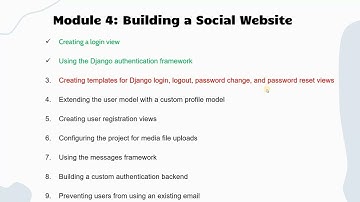 Mastering Django in 2023 (Arabic)  – Module 4 - Django Authentication Framework | Password Reset