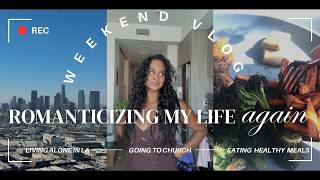Realistic Weekend in My Life | Living Alone, Church Hopping & Self Growth