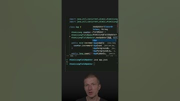 Updating Volatile Longs With AtomicLongFieldUpdater #java #shorts #coding #airhacks