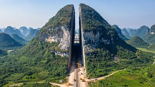 Rozdzielili Górę, Aby Zbudować Najniezwyklejszy Most Na Świecie