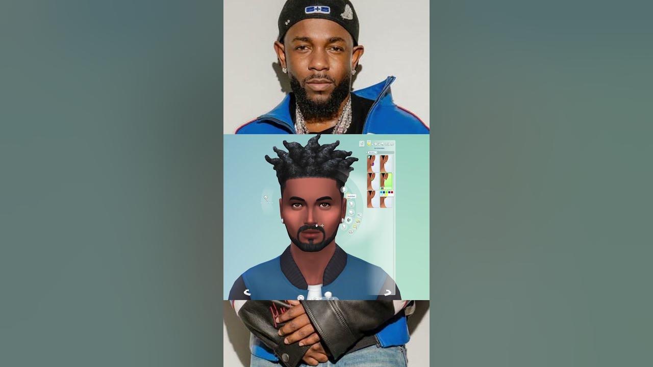 Kendrick Lamar Sims 4 #music #shorts #youtubeshorts #sims4