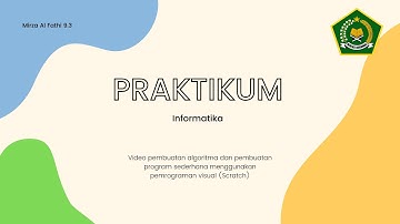 Pembuatan algoritma dan pembuatan program sederhana menggunakan pemrograman visual (Scratch)