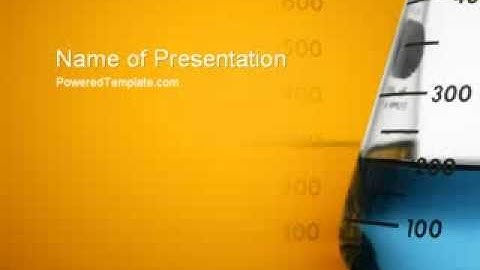 Flask PowerPoint Template by PoweredTemplate.com