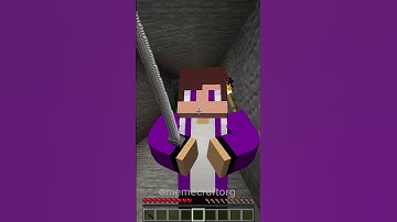JJ AND MIKEY WERE ATTACKED BY DARK JJ!!💀☠️ MINECRAFT MOMENT #jjandmikey #minecraft