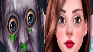 ASMR treatment of the zombie women into beautifull girl