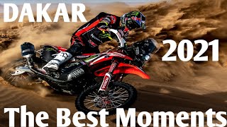 Dakar rally 2021 The Best moments. Highlights with motorcycles. Дакар 2021 подборка лучших моментов.