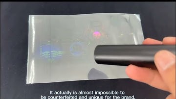 Holographic stickers suitable for Inkjet printers