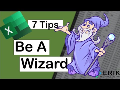 Excel Wizard | 7 Excel Tips [2021] - YouTube