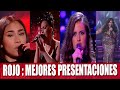 Mejores Presentaciones De "ROJO" 2018-2019 // Cantantes.