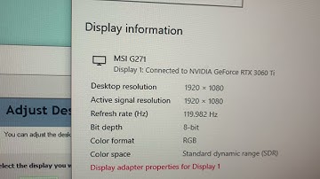 To MSI, I am disappointed....- Flickering screen at 144/120/60hz, MSI G271, NVIDIA RTX 3060 TI