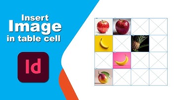 How to insert image into table cell in Adobe InDesign