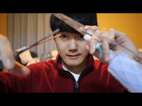 【ASMR】あなたは素人の友達に髪の毛を切られます💈 / ロールプレイ【SUB】Amateur friends cut your hair / Roleplay