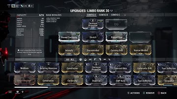 Warframe Limbo Build