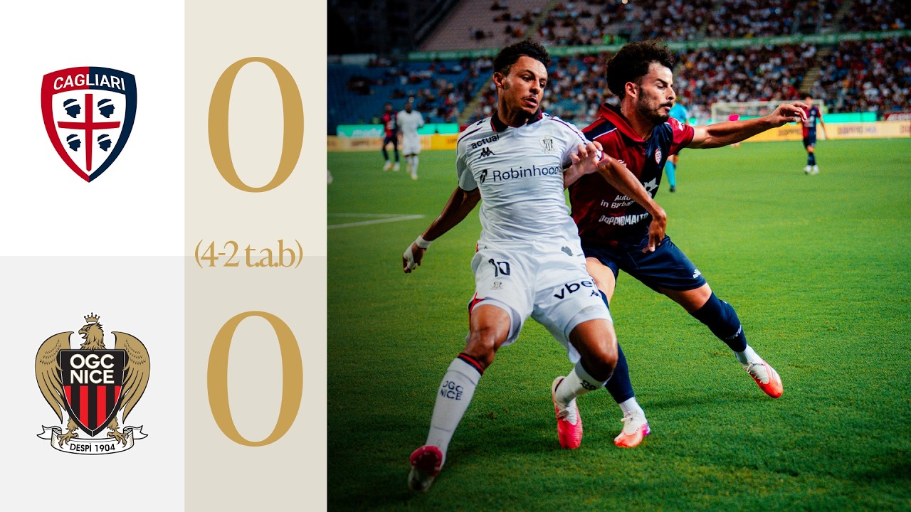 Résumé : Cagliari 0-0 (4-2 t.a.b) Nice l Match de préparation 26/27