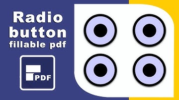 How to add a radio button in a fillable pdf form using pdfelement