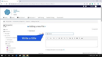 LMS- How to upload files