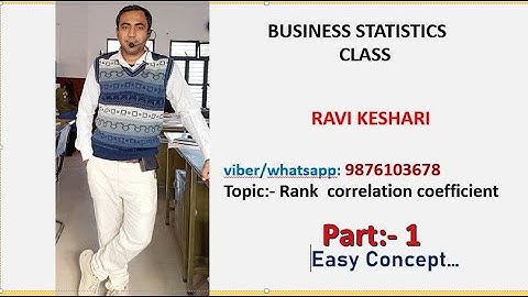 rank correlation coefficient- repeated and non-repeated data... formula and question. easy concept.