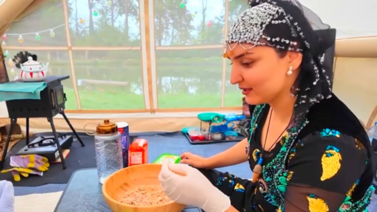 ڕۆژێکی بارانی خۆش لە کەمپینگ...