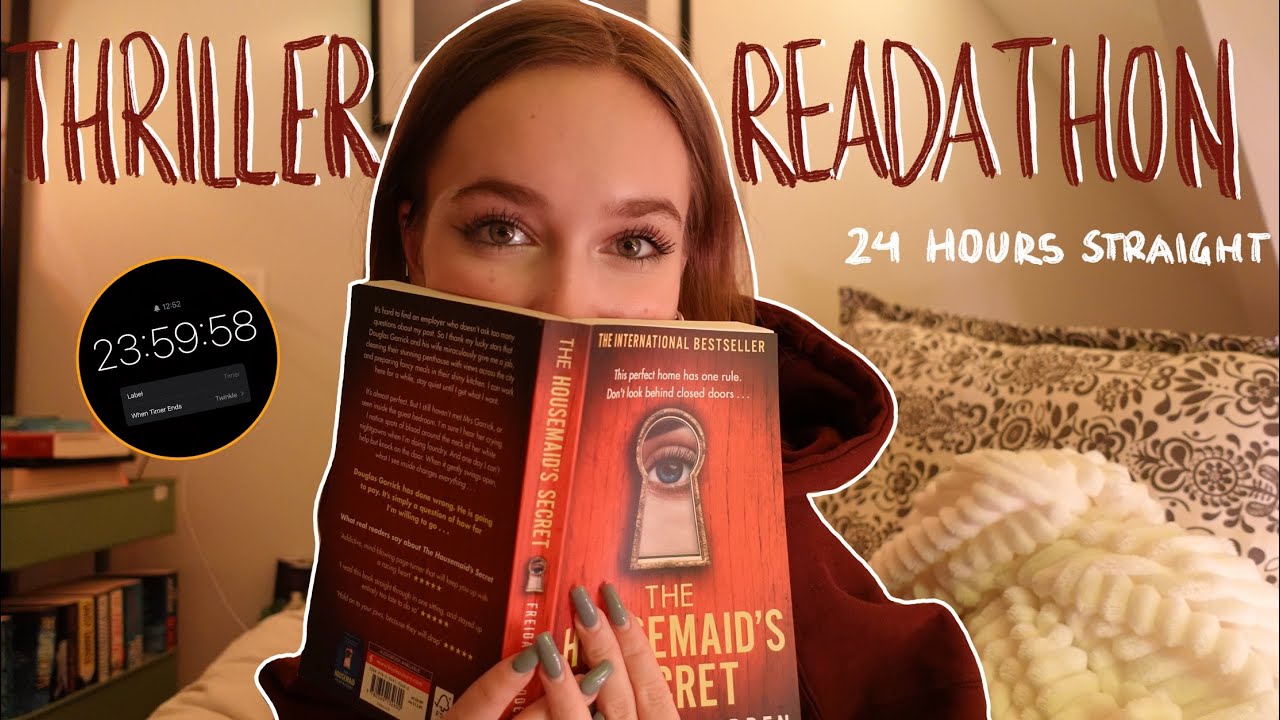attempting to read ONLY THRILLERS for 24 hours straight | a 24 hour ...