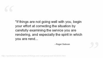 Roger Babson Quotes