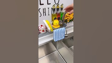 1 Giỏ Inox Gắn Vòi Rửa Bát #shorts  #giadung #giadungnhabep