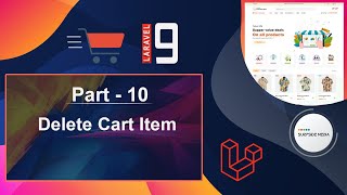 Laravel 9 E-Commerce - Delete Cart Item