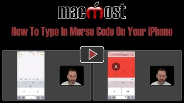 How To Type In Morse Code On Your iPhone (#1713)