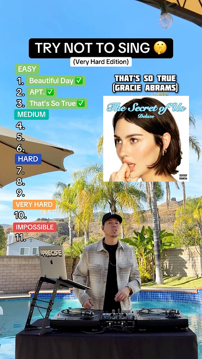 Try NOT to sing! How far can you get? (VERY HARD EDITION) 🤐