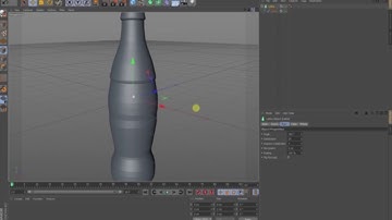 Cinema 4D Tutorial - Modeling simple Coca-Cola Bottle