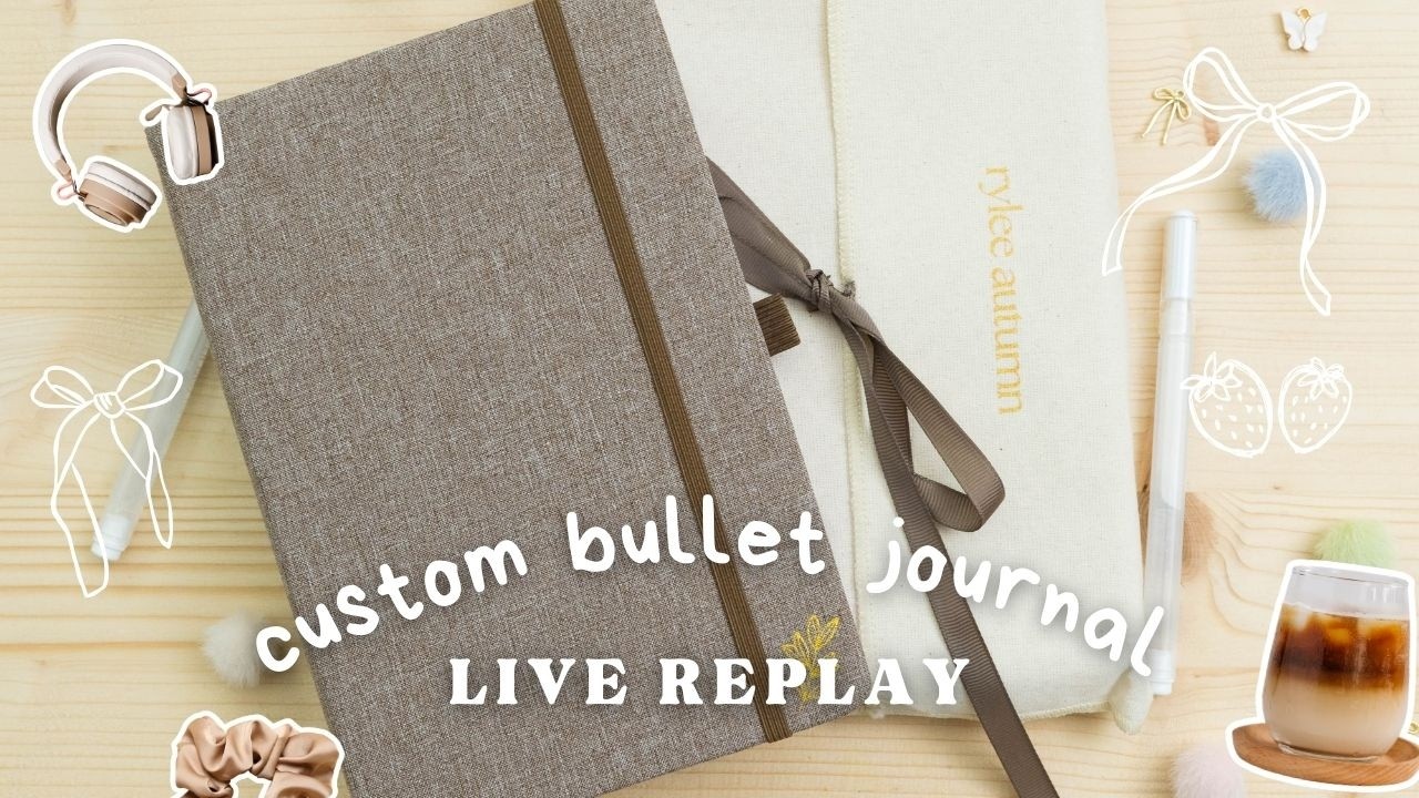 Live Custom Bullet Journal REPLAY February 27, 2026 | Packing Journal Kit Orders #1593-1599