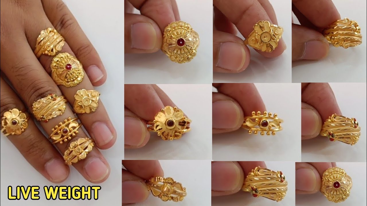 Uttarakhand traditional bridal gold ring design's 2023 - YouTube