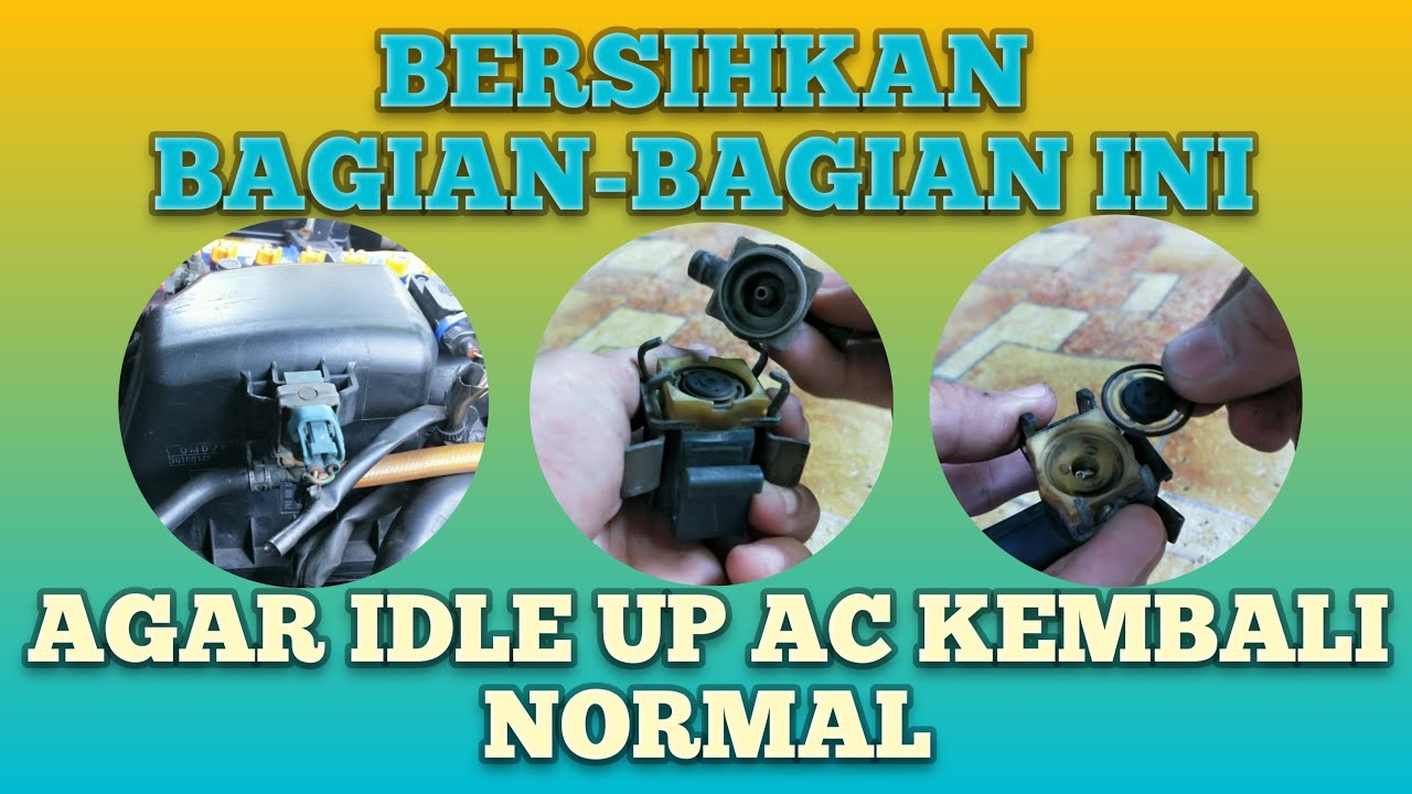 Cara Membuka Dan Membersihkan Idle Up AC | Mengatasi RPM Abnormal Saat AC On