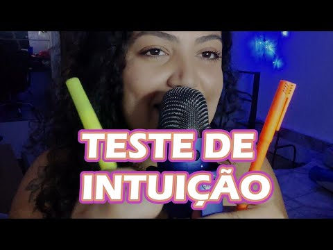 ASMR TESTANDO SUA INTUIÇÃO / SONS DE BOCA / MOUTH SOUNDS